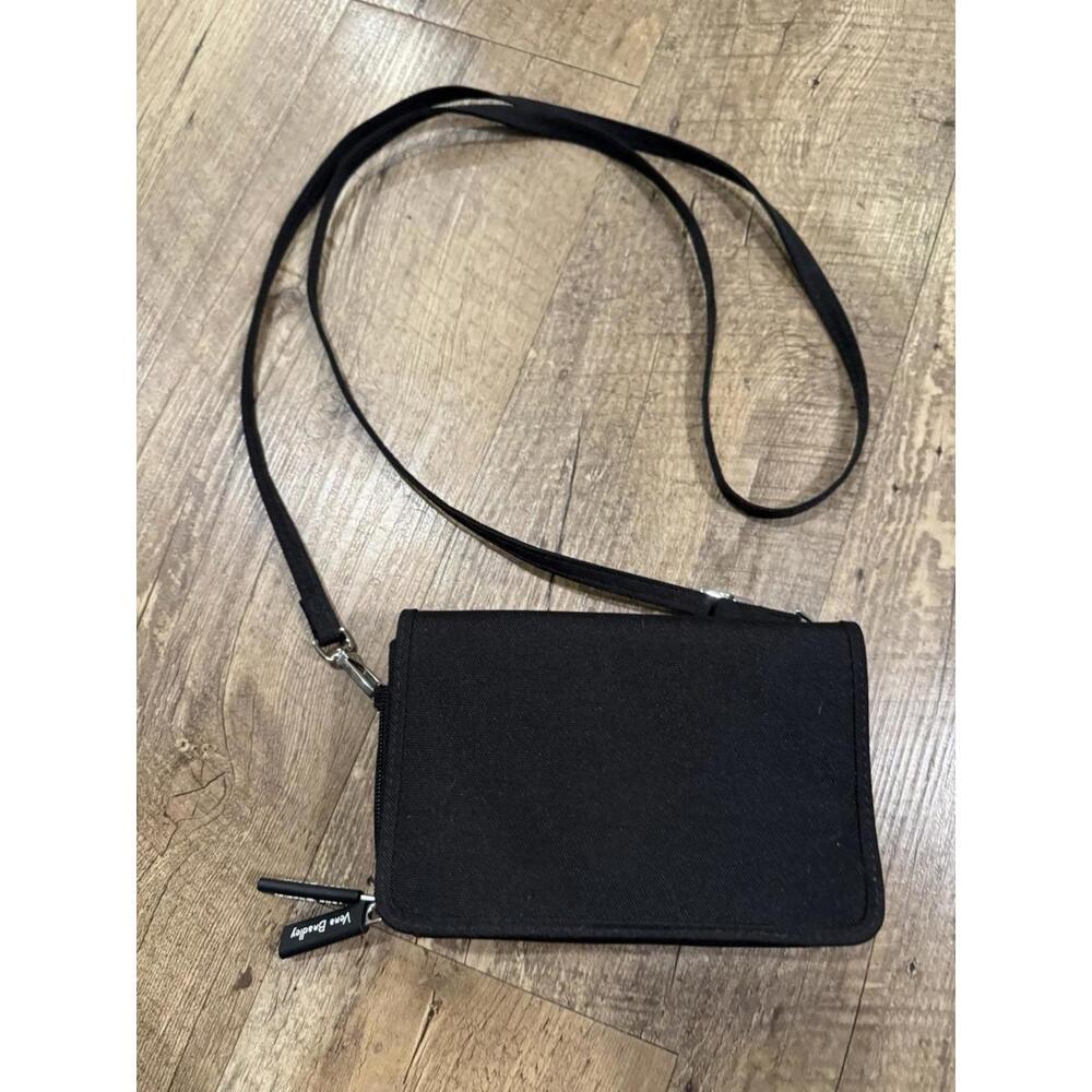 Vera Bradley Black Crossbody Wallet